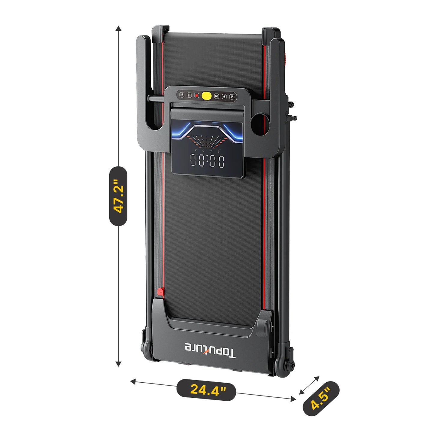 Toputure TP7 Standing Desk Treadmill with Laptop Desk